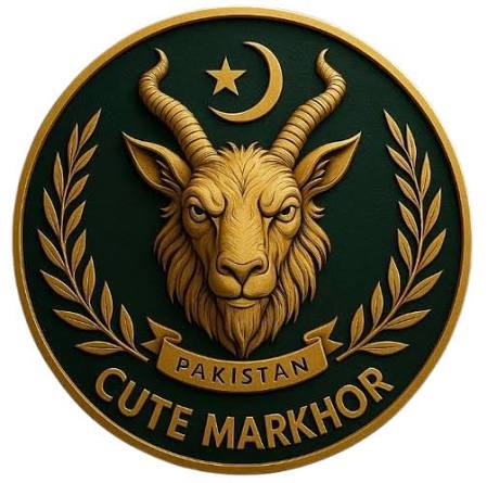 Cute Markhor official logo